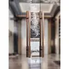 Nuevo Tirador de Puerta Estilo Chino, Tirador de Madera Clásico para Puerta de Habitación Privada, Puerta Corredera de Cristal con Marco, Adecuado para Varios Tiradores de Puerta