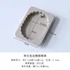 Moldes de Silicone para Folhas de Cera de Aromaterapia DIY, Vários Estilos de Combinação, Moldes de Etiqueta Suspensa de Gesso Perfumado de Furo Único e Múltiplas Formas