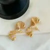 Novos Brincos Torcidos Exquisitos de Lã Colorida Feitos à Mão Design de Nicho de Alta Qualidade Brincos Dopamina para Mulheres