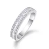 Anillo Cuadrado Ins de Moissanita para Mujer, Nicho, No se Desvanece, Plata S925, Joyería Manual DIY, Anillo Transfronterizo, Lujo Accesible y Sentido de Alta Gama