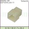 DJ7121A-2.8-11 ABS com Terminal conector de carro soquete conector 12p furo