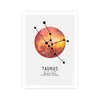 Pintura de lienzo de arte moderno 12 constelaciones del zodíaco imagen de planeta póster de diseño para el hogar pintura decorativa para sala de estar núcleo de pintura