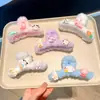 2026 Novo Outono e Inverno Clipe de Pelúcia Desenho Animado Fofo Sanrio Clipe de Tubarão Clipe de Cabelo para Meninas Clipe de Cabelo Joia