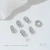 Atacado Banhado a Ouro 14K Zircônia Estrela de Cinco Pontas Contas DIY Pulseira de Contas Colar Acessórios de Joias