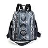Mochila Estilo Étnico Boêmio Transfronteiriça Comércio Exterior Grande Capacidade Antifurto Bolsa de Viagem Mochila Escolar para Meninas