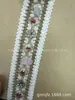 Em estoque Novo Vintage Chanel Pedra de Miçanga Fita de Algodão e Linho Acessórios de Renda Feitos à Mão DIY Gola de Camisa