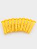Tubo de expansión de plástico amarillo pequeño/tapón de goma de expansión/tapón de goma amarillo/tapón de goma con tornillo autorroscante M6M8M10
