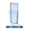 Caixa de Armazenamento Transparente Portátil para Viagens de Negócios, Curativos, Algodão, Caixa Simples para Organizar Itens Pequenos