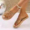 Pantuflas de exterior para mujer estilo hada, nuevo modelo de moda verano 2026, sandalias planas tipo chancla versátiles para el hogar y el interior