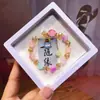 Pulsera de esmalte de color para niños con dibujos animados al por mayor caja de regalo linda pulsera dulce joyería de Yiwu