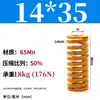 Molde de Resorte Amarillo Molde de Resorte de Compresión Doméstico 65Mn Resorte Tf Alambre Plano de Alta Resistencia Compresión Estándar Japonés Resorte Rectangular