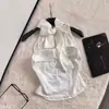 88889 Estilo Hot Girl Inspirado em Design Moda Sexy Renda em Malha Amarrar no Pescoço Sem Alças Costas Nuas Top para Mulheres