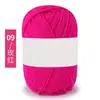 Hilo de Algodón Coreano de Leche de 4 Hebras, Lana Media, Bola de Hilo de Grosor Medio para Muñecas Hechas a Mano, Hilo para Crochet, Bola de Hilo Tejida a Mano