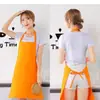 Delantal impermeable promoción de regalo logo fabricante impresión a prueba de aceite ropa de trabajo para catering precio especial delantal para uso doméstico Ming