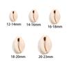Pingente de moeda de concha natural irregular, pingente de concha de moeda, estrela-do-mar criativa, concha, acessórios de joias para pulseira DIY