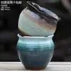 Maceta Creativa de Cerámica para Suculentas de Balcón Hogareño, Maceta Grande de Arcilla para Pothos, Orquídea, Planta Verde, Maceta de Diámetro Grande