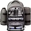 Amazon Conjunto de Talheres para Piquenique Bolsa Mochila Térmica Portátil para Exterior para Duas Pessoas Mochila de Camping Bolsa de Gelo