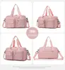 Bolsa de equipaje portátil de gran capacidad, Bolsa para viajes de negocios, Bolsa deportiva de fitness para hombres y mujeres, Almacenamiento de bolsa cruzada con separación de seco y húmedo
