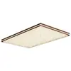 Lámpara de Sala de Estar Minimalista Italiana Lámpara de Techo Glaciar Lámpara de Dormitorio Rectangular Moderna Simple Lámpara de Resina Lámpara de Vestíbulo de Alta Gama