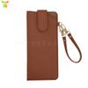 En existencia Bolsa de cuero impermeable para gafas Gafas de sol portátiles de viaje Estuche de cuero para guardar gafas de sol Bolsa portátil para gafas con cierre a presión