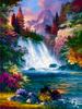 Nueva Serie de Paisajes DIY Pintura de Diamantes 5D Suministro Transfronterizo Pintura Decorativa Bordado Completo de Diamantes Gran Cantidad y Excelente Precio Fabricante Mayorista