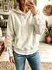 Sudadera con capucha y cordón de manga larga de color liso, informal americana, moderna, para el nuevo otoño/invierno, sitio independiente de Amazon transfronterizo