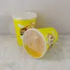 Tazón de sopa de fideos instantáneos picantes para cocinar Kwantung desechable engrosado, taza tipo bola de hilo, taza de papel para llevar 100