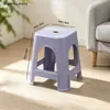 Banqueta plástica espessa para uso doméstico na sala de estar, banqueta alta simples e econômica para adultos, banqueta de mesa de jantar alargada, cadeira antiderrapante feita de borracha durável