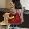 Bolso de Trabajo y para Viajes de Alta Gama Retro para Mujer 2026 Nueva Moda Bolso Tote de Hombro Estudiante de Gran Capacidad