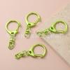 Color galvanizado figura grande C de ocho en ocho 19 mm hebilla giratoria de 8 hebilla D rosa accesorios de llavero de peluche