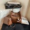 Bolsa de Ombro Retro Exquisita e de Alta Qualidade, Bolsa Transversal, Bolsa Feminina, Nova Moda Bolsa de Mão Simples, Bolsa Saco Casual