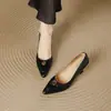 Saltos Agulha Marrons Retrô para Mulheres, Novo Estilo Primavera e Outono, Versátil Profissional, Confortável, Bico Fino, Elegantes e Estilosos