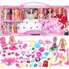 Caja de Regalo de Set de Muñeca Artificial Extra Grande Juguete para Niña Set Completo Vestir Muñeca Princesa 3 Regalo de Cumpleaños para Niños 9