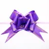 Celebração de Casamento Decoração de Carro de Casamento Fogos de Artifício Presentes 5cm Grande Colorido com Bordas Douradas Fio Dourado em Forma de Laço Flores de Puxar para Casamento