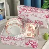 Venta al por mayor transfronteriza Vajilla de Porcelana Ósea Dijia Serie Ruyi Tigre Plato para Comida Occidental de Hotel Plato para Bistec Plato para Taza Plato para Bol Cuchara Vajilla