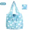 Bolsa de Tote de Compras Floral Grande de 190t en Stock de Gran Venta, Bolsa de Poliéster al por Mayor, Bolsa Plegable, Bolsa de Regalo Promocional