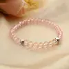 Pulseira de cristal com contas estilo coreano, temperamento, Coringa, joias, face cortada, pulseira tecida à mão, pulseira feminina Xiyin, atacado transfronteiriço