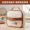 Bolsa de almuerzo aislada para el trabajo, con papel de aluminio, aislamiento de algodón perlado, tela resistente al frío y a las manchas, una abertura con cremallera y un diseño portátil para guardar fácilmente los recipientes de almuerzo