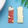 Año Nuevo 2024 20 gato de la suerte con aceite rojo que gotea seguro feliz colgante joyería DIY materiales de accesorios con cuentas