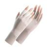 Luvas Protetor Solar Mulheres Meio Dedo Anti-ultravioleta Nail Art Luvas Articulação Protetora Anti-casulo Original Fino Respirável Verão