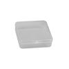 Caja Pequeña de Plástico Transparente Cuadrada Caja para Audífonos Caja para Almacenamiento de Joyería Caja para Piezas Caja para Cuentas de Joyería Caja para Aparejos de Pesca