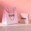 Caixa de Joias Estilo Ins Personalizada, Caixa de Presente de Joias de Luxo, Caixa de Embalagem para Joias de Ouro para Anel, Colar, Pulseira