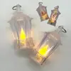 Lámpara de Viento Pequeña Transparente de Producto Nuevo LED Vela Digital Venta Caliente Transfronteriza Lámpara de Viento Pequeña Transparente Luz de Noche