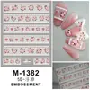 Nova Tecnologia Adesivos de Arte para Unhas Estéreo 5D Ursinho de Mel Adesivos em Relevo Adesivos de Animais de Desenho Animado Podem Misturar Venda por Atacado