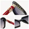 Nuevas Gafas de Sol Cuadradas de Montura Grande para Rostros Redondos, Adelgazantes, Gama Alta Negra Protección Solar, Polarizadas, Anti-UV Gafas de Sol para Mujer