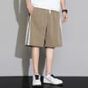 Pantalones Cortos de Verano para Hombre Talla Grande con Sentido del Diseño Moda Masculina Estilo Nuevo Marca Duffy Shuai Chao Pantalones de Cinco Puntos Pantalones de Hombre Color Verde Militar