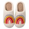 Pantuflas de Algodón Transfronterizas para Mujer, Uso en Casa, Forradas de Felpa, Engrosadas, Cálidas, Silenciosas, Antideslizantes, Pantuflas de Algodón para Pareja, En Stock