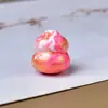 Venda Quente Tendência Nacional Pingente de Cabacinha Laqueada Estilo Chinês Fortuna e Prosperidade Padrão Colorido Arte em Laca Artesanal Joias Versáteis Acessórios para Colar e Pulseira