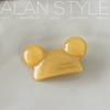 Pinza Lateral de Ácido Acético de 4 mm de Espesor ~ Estilo Japonés Coreano Lindo Orejas de Mickey Pinza para Cola de Caballo Pinza Pequeña para el Cabello Pinza para Flequillo Accesorio para el Cabello