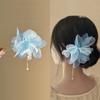Horquilla de borla de Perla de Flor fresca moda estilo hada horquilla elegante versátil accesorios para el cabello de alta calidad al por mayor para mujeres